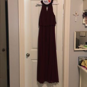 Wine colored maxi